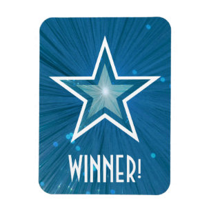 Íman Vencedor da Estrela Azul! ímã flexível