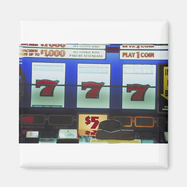 Íman Vencedor da Máquina Sortuda (Frente)