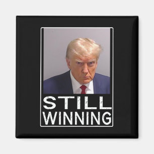 Íman Vencedor - Foto Engraçada de Trump Preso - Foto de