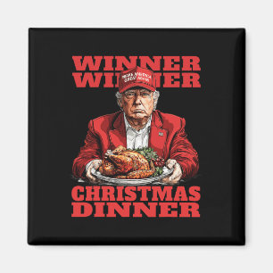 Íman Vencedor Janta de Natal Engraçado Trump Xmas Sa
