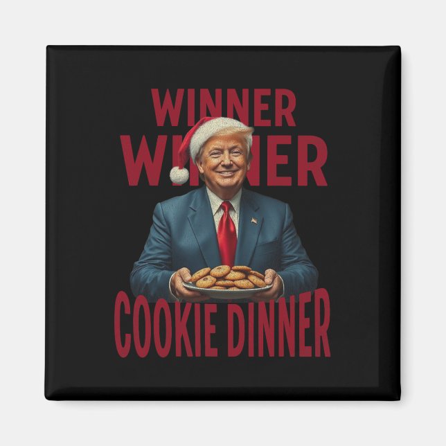 Íman Vencedor Janto Cookie Funny Trump 2024 47th (Frente)