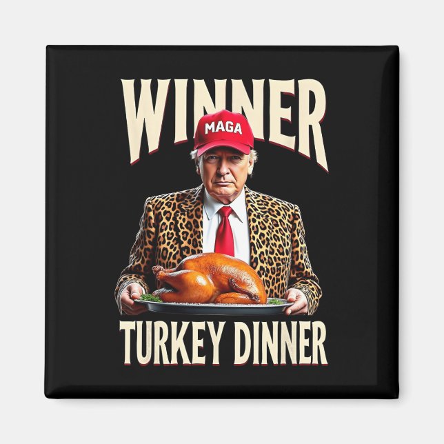 Íman Vencedor Turquia Janta engraçada trump (Frente)