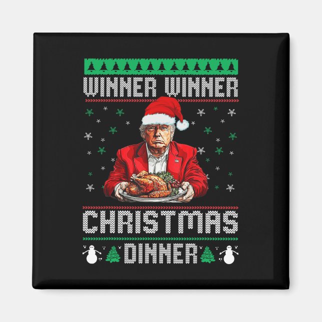 Íman Vencedor vencedor de Janto Papais noeis de Natal T (Frente)