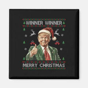 Íman Vencedor vencedor Merry Christmas Trump Papais noe