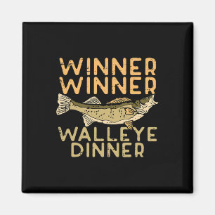 Íman Vencedor Walleye Janta pescando pescadores engraça