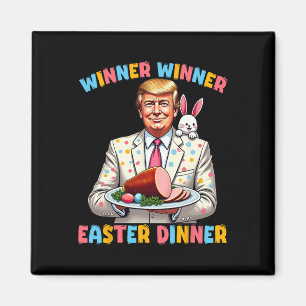 Íman Vencedor Wiiner Jantar de Páscoa Trump Páscoa Engr