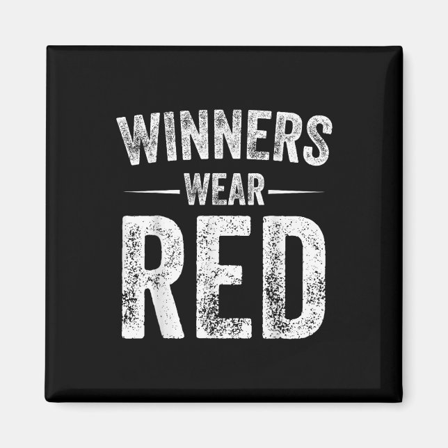 Íman Vencedores Vestem Red Team Red Game Competition Co (Frente)