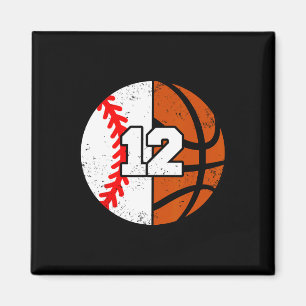 Íman Venda Jersey Número 12 Sketll Engraçado Aniversári