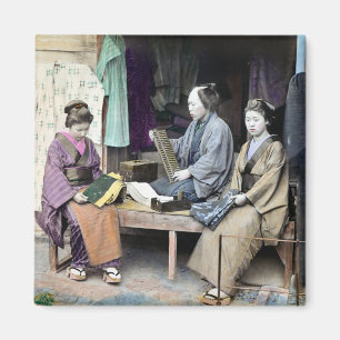 Íman Vendedor de Tecidos do Japão 1870