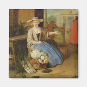 Íman Vendedor vegetal, jardim de Covent, c.1726 (óleo