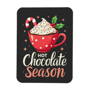 Íman Vendedores de Natal da estação de chocolate quente
