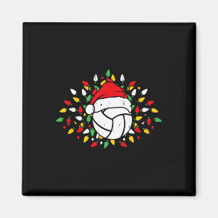Íman Vendedores de Voleibol Santa Hat no Natal Presente