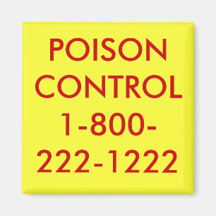 ÍMAN VENENO CONTROL1-800-222-1222