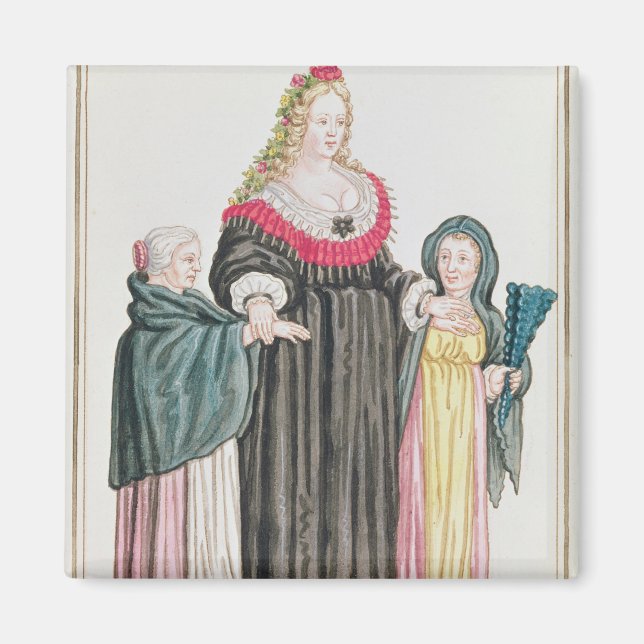 Íman Venetian Courtesan (Frente)