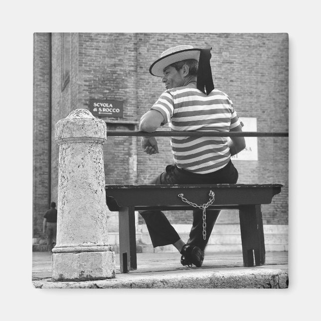 Íman Venetian Gondolier Magnet (Frente)