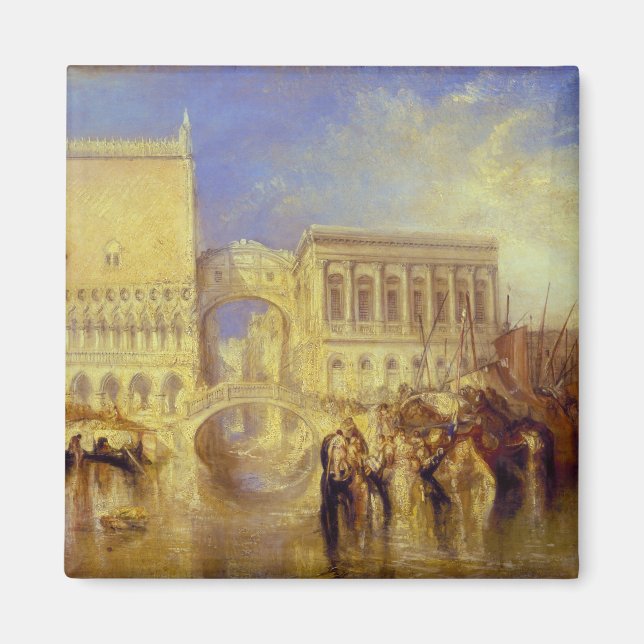 Íman Veneza, a ponte de Sighs por J. M. W. Turner (Frente)
