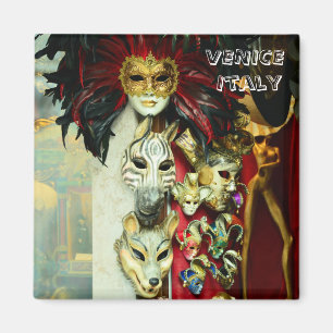 Íman Veneza, Carnaval Máscaras - Itália (Imã de gela