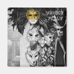 Íman Veneza, Carnaval Máscaras - Itália (Imã de gela