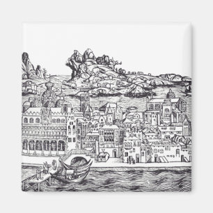 Íman Veneza cidade medieval na Itália