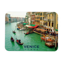 Íman Veneza, Itália - Gondoliers No Grande Canal