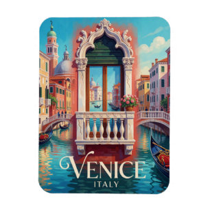 Íman Veneza Itália Grande Canal Viagem Histórica