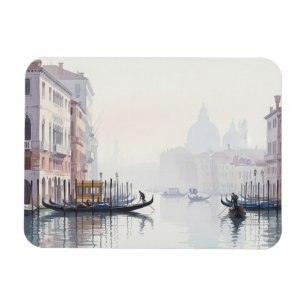 Íman Veneza Itália Viagem Souvenir Aquarela