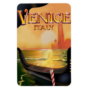 Íman Veneza, Itália viagens vintage