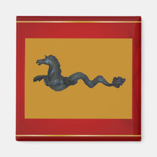 Íman Veneziano Murano Glass Horse Magnet