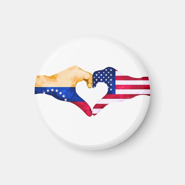 Íman 🇻🇪❤️🇺🇸 “Venezolano en USA”  (Frente)