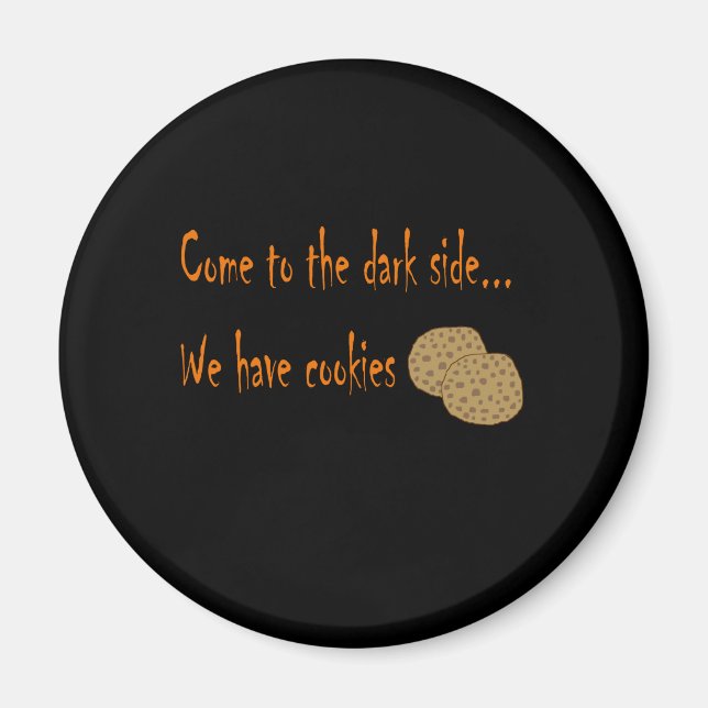 Íman Venha ao ímã do lado negro (Frente)