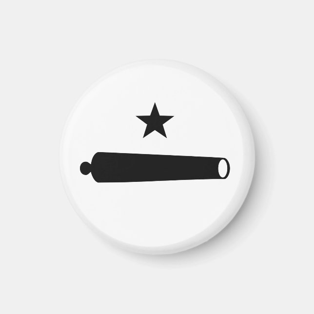 Íman Venha e pegue o logotipo (TX) (Frente)