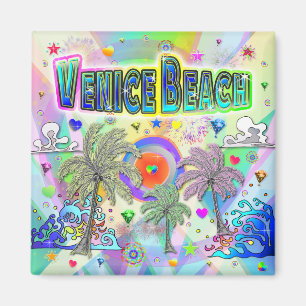 Íman Venice Beach Deep Dreet Magnet