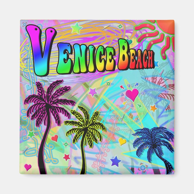 Íman Venice Beach Vivid Romance Magnet (Frente)