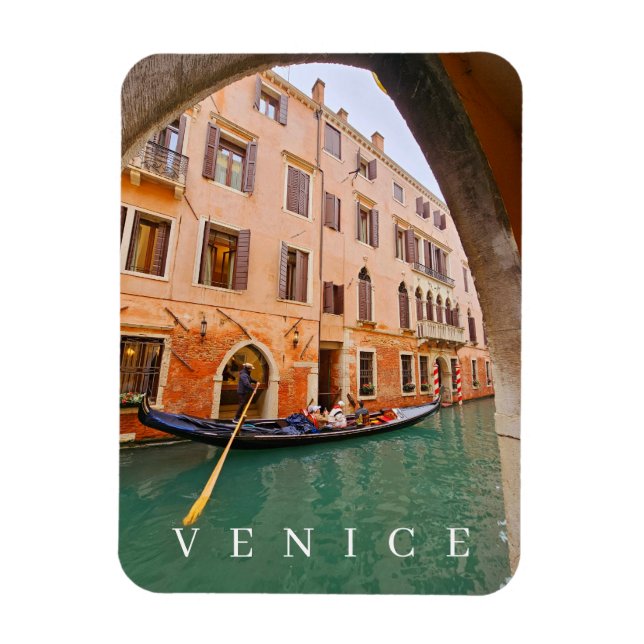 Íman Venice gondola para imã de geladeira próxima (Vertical)