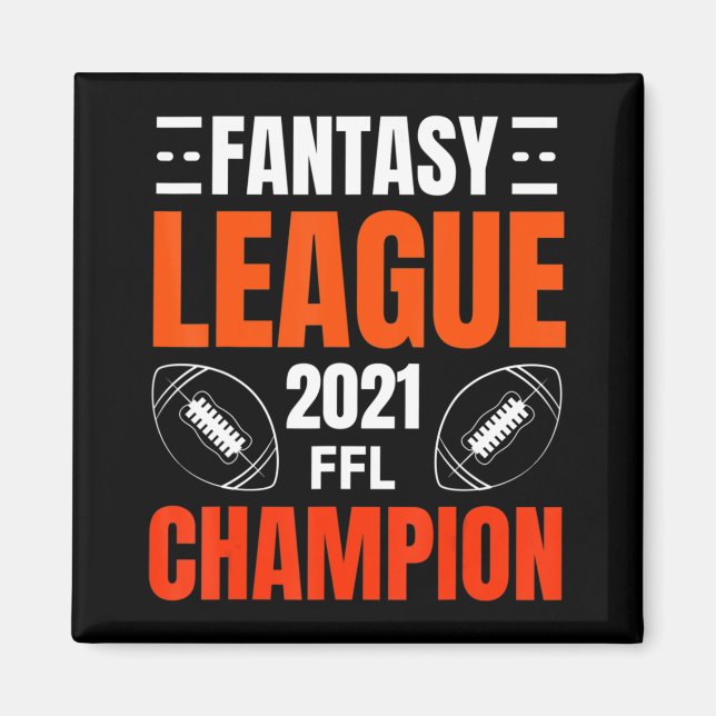 Íman Venta vencedora campeã da Liga Fantasy Futebol 202 (Frente)
