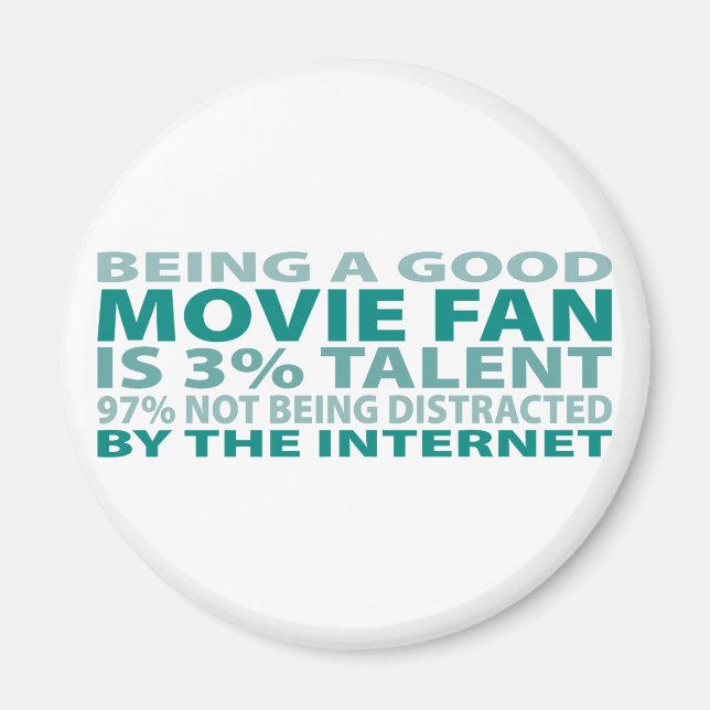 Íman Ventilador de filmes 3% Talento (Frente)