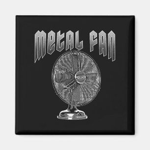 Íman Ventilador De Metal Engraçado Para Arrefecimento D