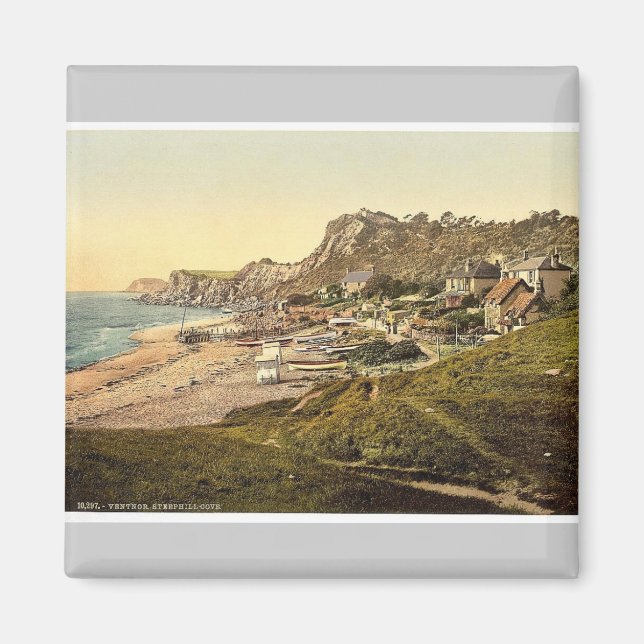 Íman Ventnor, Steephill Cove, Ilha de Wight, Inglaterra (Frente)