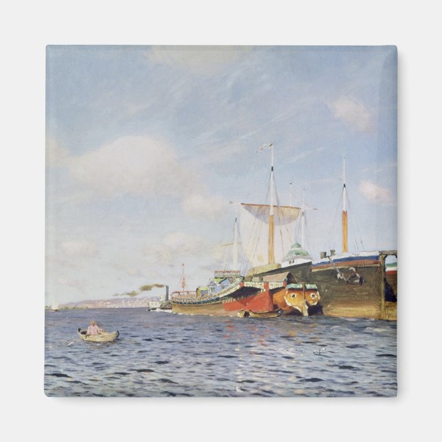 Íman Vento fresco no Volga, 1895 (Frente)