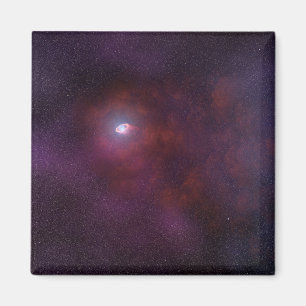 Íman Vento Pulsar De Uma Estrela De Neutron.