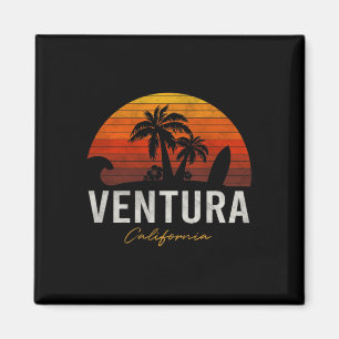 Íman Ventura Beach California Palms Vacing Surf Sundo