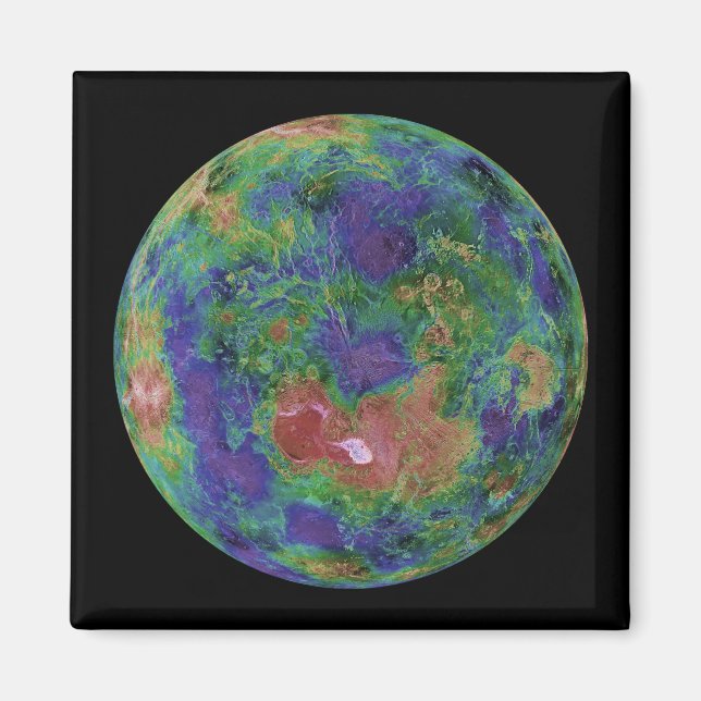 Íman Vênus centrado no Polo Norte (Frente)