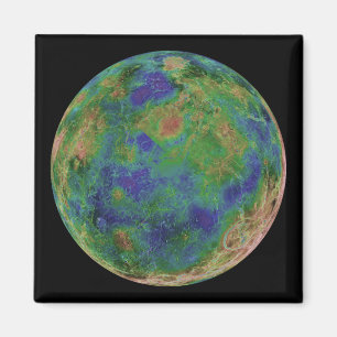 Íman Venus centrou-se no pólo sul