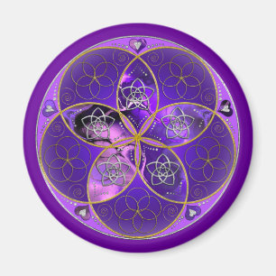 Íman Venus Flower of Love fineART rosa violeta
