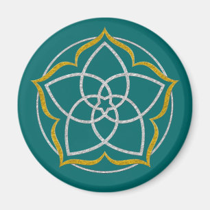Íman VENUS FLOWER / Venusblume Lótus PRATA OURO