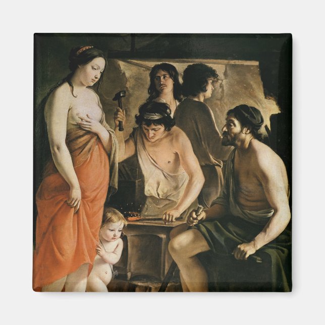 Íman Vênus na Forge de Vulcano, 1641 (Frente)