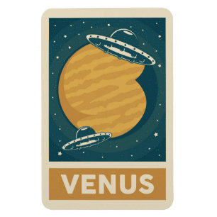Íman Venus Retro Galaxy OVNI