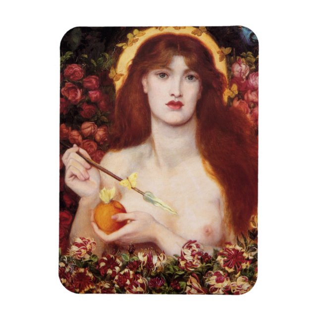 Íman Venus Verticordia (por Dante Gabriel Rossetti) (Vertical)