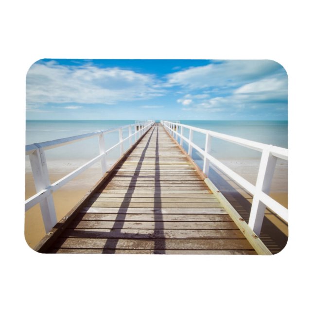 Íman Ver a partir de Pier sobre Mar (Horizontal)