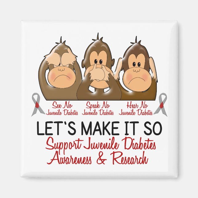 Íman Ver Falar Ouvir Sem Diabetes Juvenis 2 (Frente)